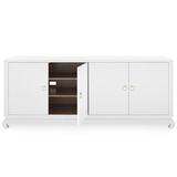 Meredith Extra Large 4-Door Cabinet Sideboards + Cabinets