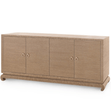 Meredith Extra Large 4-Door Cabinet Sideboards + Cabinets
