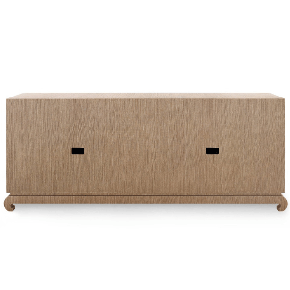 Meredith Extra Large 4-Door Cabinet Sideboards + Cabinets