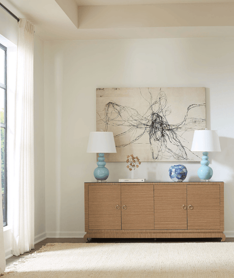 Meredith Extra Large 4-Door Cabinet Sideboards + Cabinets