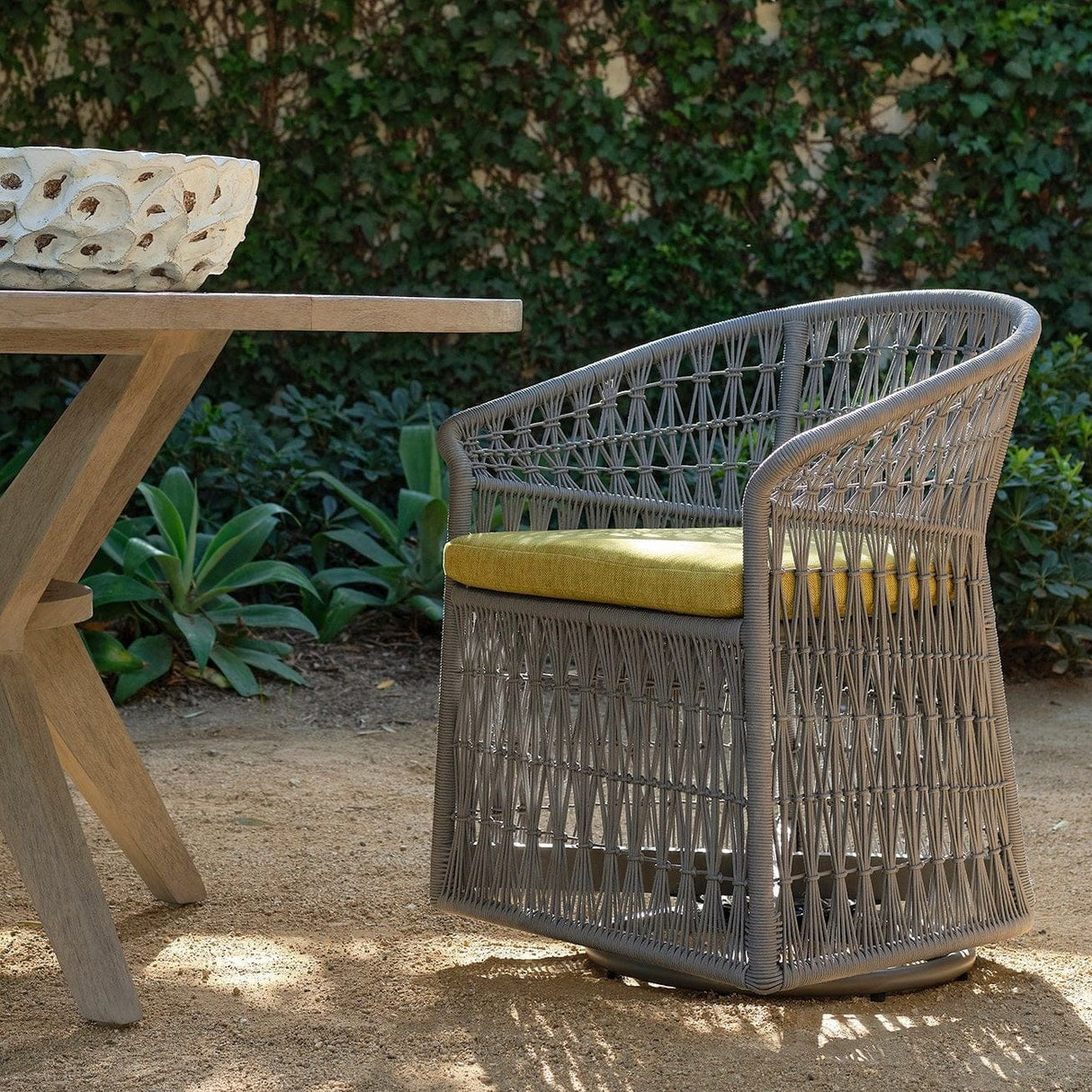 Meriah Swivel Dining Chair Dining Chairs + Benches