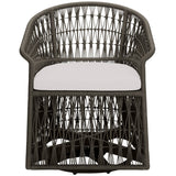 Meriah Swivel Dining Chair Dining Chairs + Benches FURMERIDNSWANAL-WH