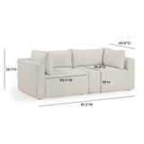 Meringa Outdoor Modular Sectional Outdoor Furniture