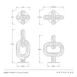 Merritt Sculptures (Set of 2) Sculptures & Statues ASC41