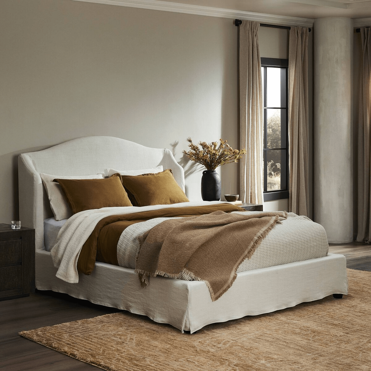 Meryl Slipcover Bed Bed