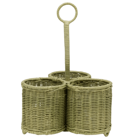 Micaela Rattan Wine Caddy Serveware BP005260