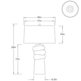 Milan Lamp Table + Desk Lamps PTI26-SH061