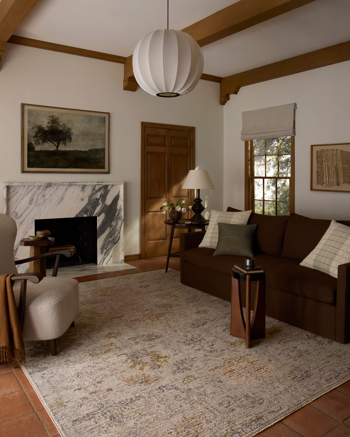 Milena Ivory/Granite Rug Area Rugs