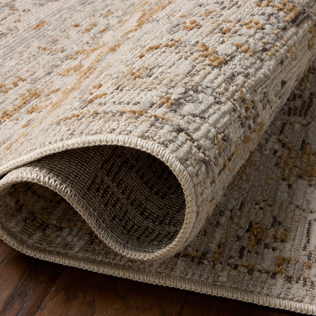 Milena Ivory/Ochre Rug Area Rugs