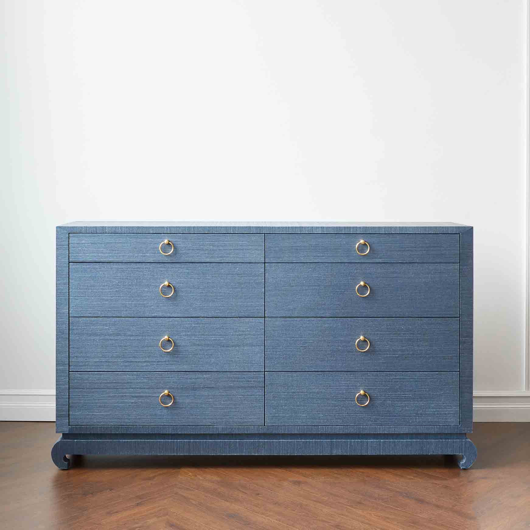 Ming Extra Large 8 Drawer Dresser – Meadow Blu