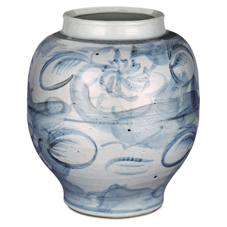 Ming-Style Countryside Preserve Pot Vases 1200-0843