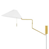 Aisa One Light Plug In Sconce