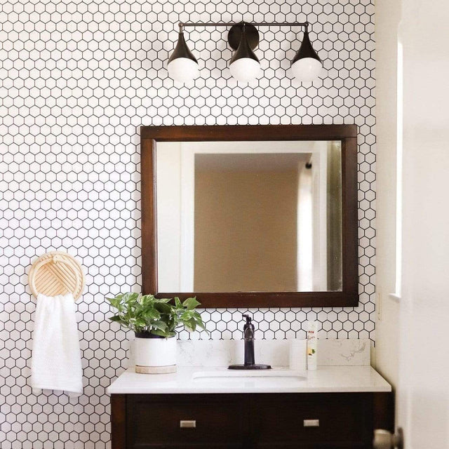 Mitzi Ariana 3 Light Vanity Sconce Wall Lighting H416303-OB-ARIANA