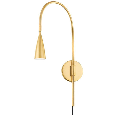 Mitzi Jenica Plug-In Sconce Wall Sconces mitzi-HL811201-AGB