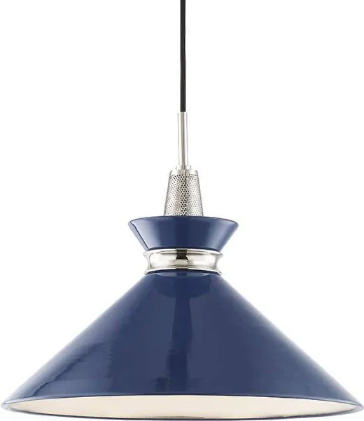 Mitzi Large Kiki Pendant Navy Pendants H251701L-AGB/CR-KIKI