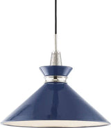 Mitzi Large Kiki Pendant Navy Pendants H251701L-AGB/CR-KIKI