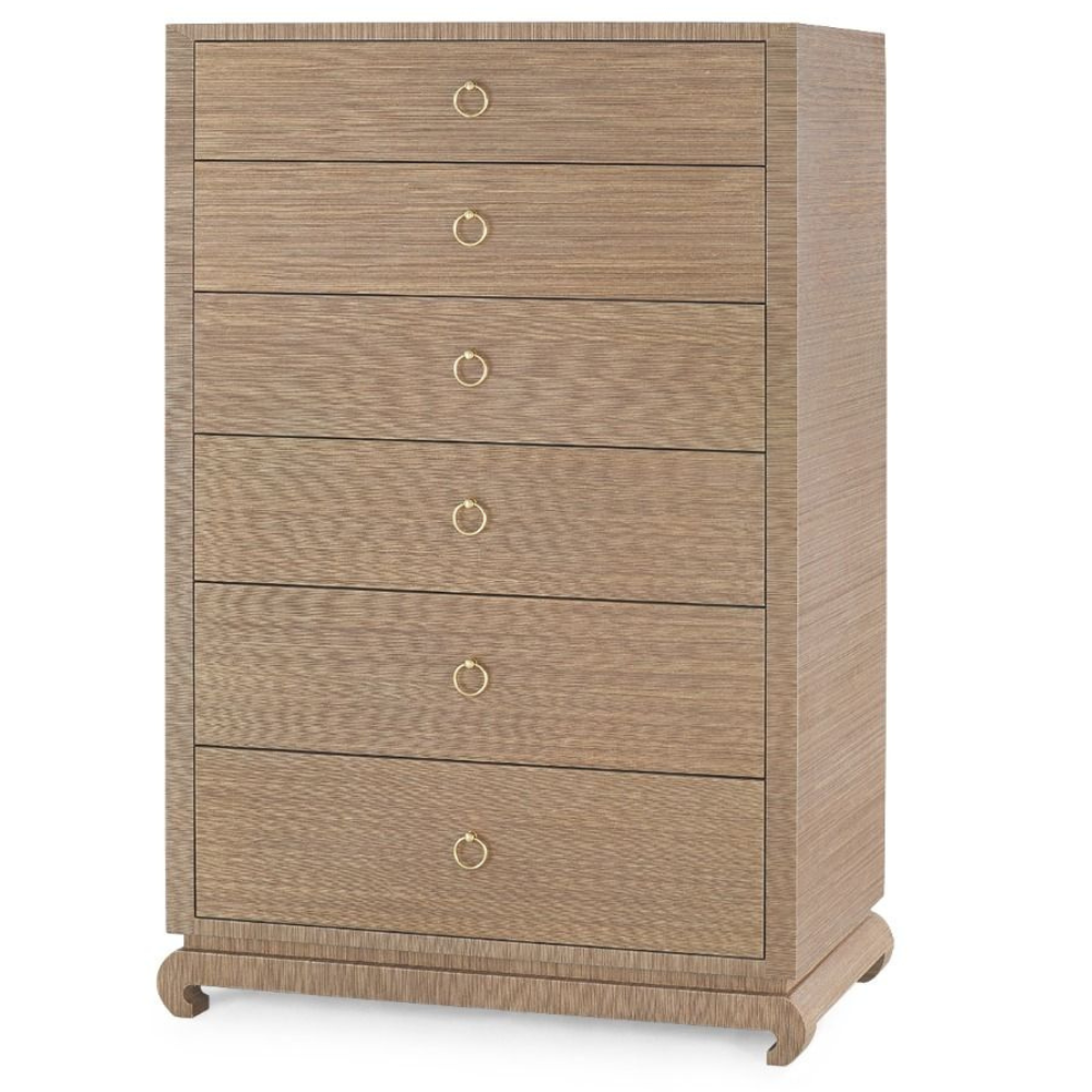 Ming Tall 6-Drawer