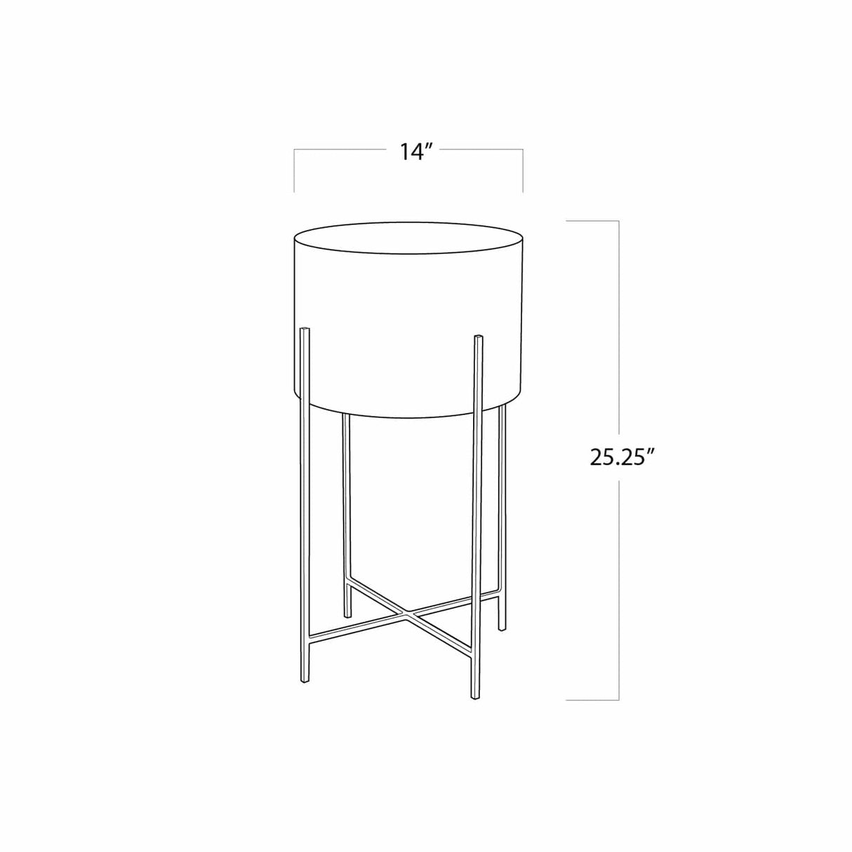 Modern Drum Table Accent Furniture