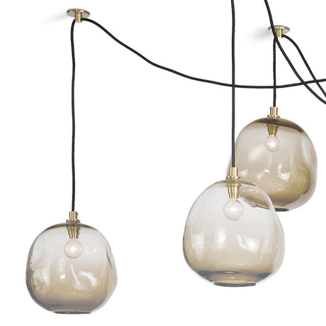 Molten Spider with Smoke Glass Wall Lighting 16-1111NB 844717025808