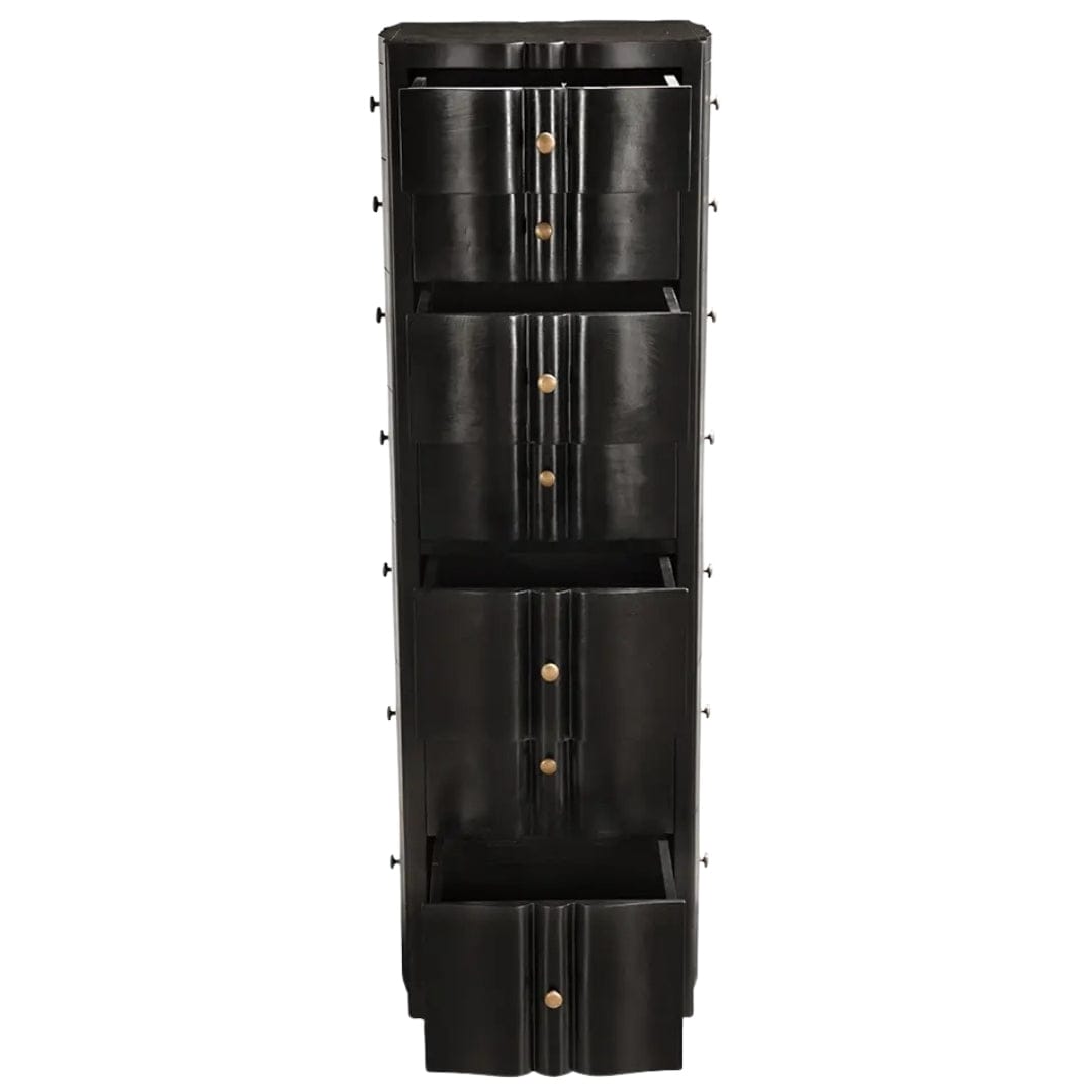 Monolith Four Sided Tower Chest Bookcases, Tall Cabinets + Shelving GDRE254HB