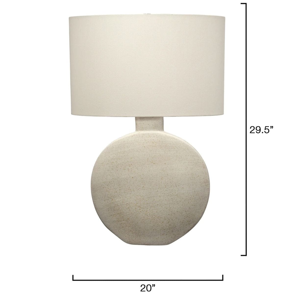 Moon Table Lamp Table + Desk Lamps 9MOONTLCRM 688933042603
