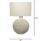 Moon Table Lamp Table + Desk Lamps 9MOONTLCRM 688933042603