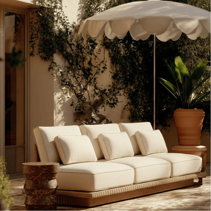 Morgan Indoor/Outdoor Side Table Outdoor Furniture TOV-OC54711