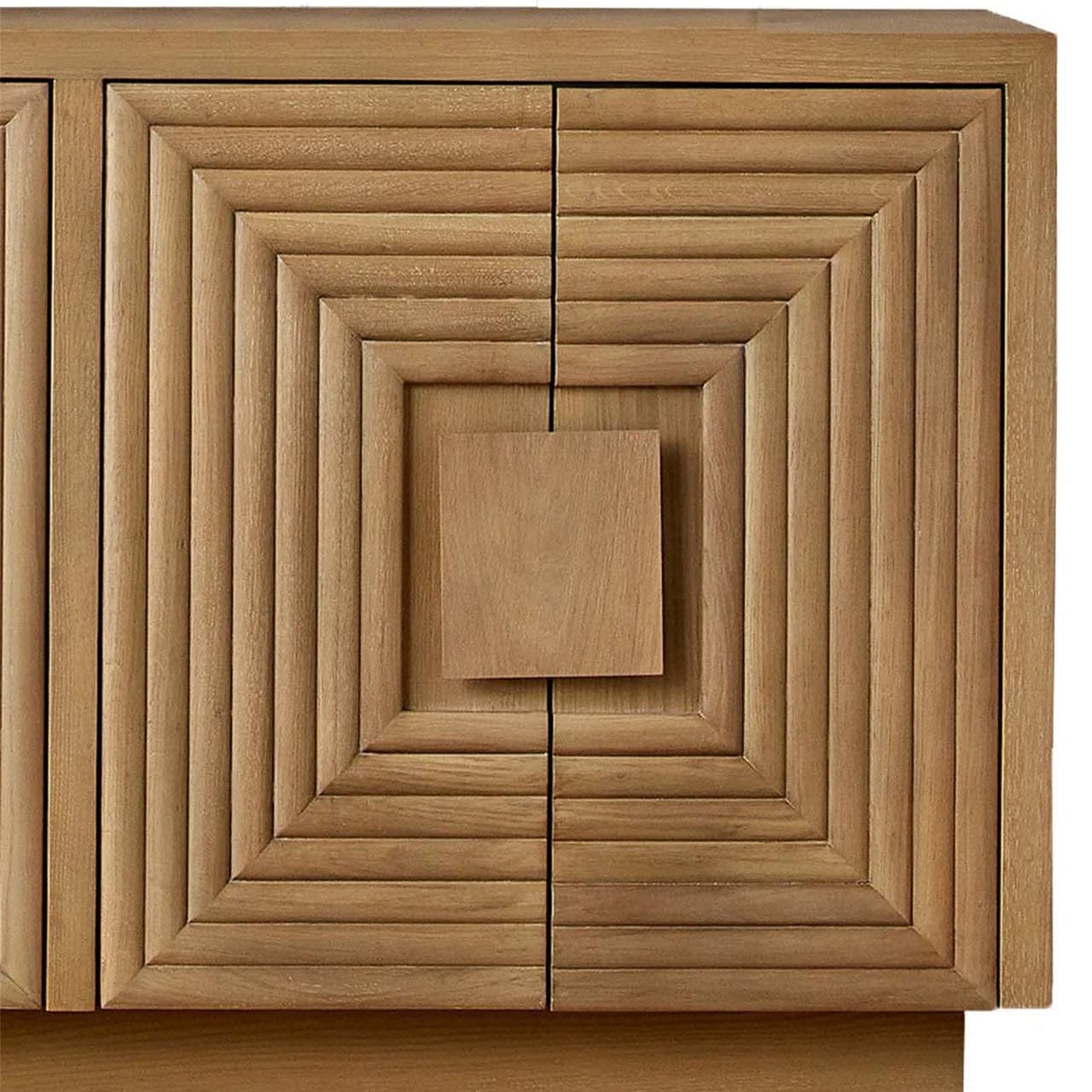 Morombe Washed Oak Credenza Sideboards + Cabinets 3000-0336