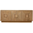 Morombe Washed Oak Credenza Sideboards + Cabinets 3000-0336
