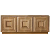 Morombe Washed Oak Credenza Sideboards + Cabinets 3000-0336