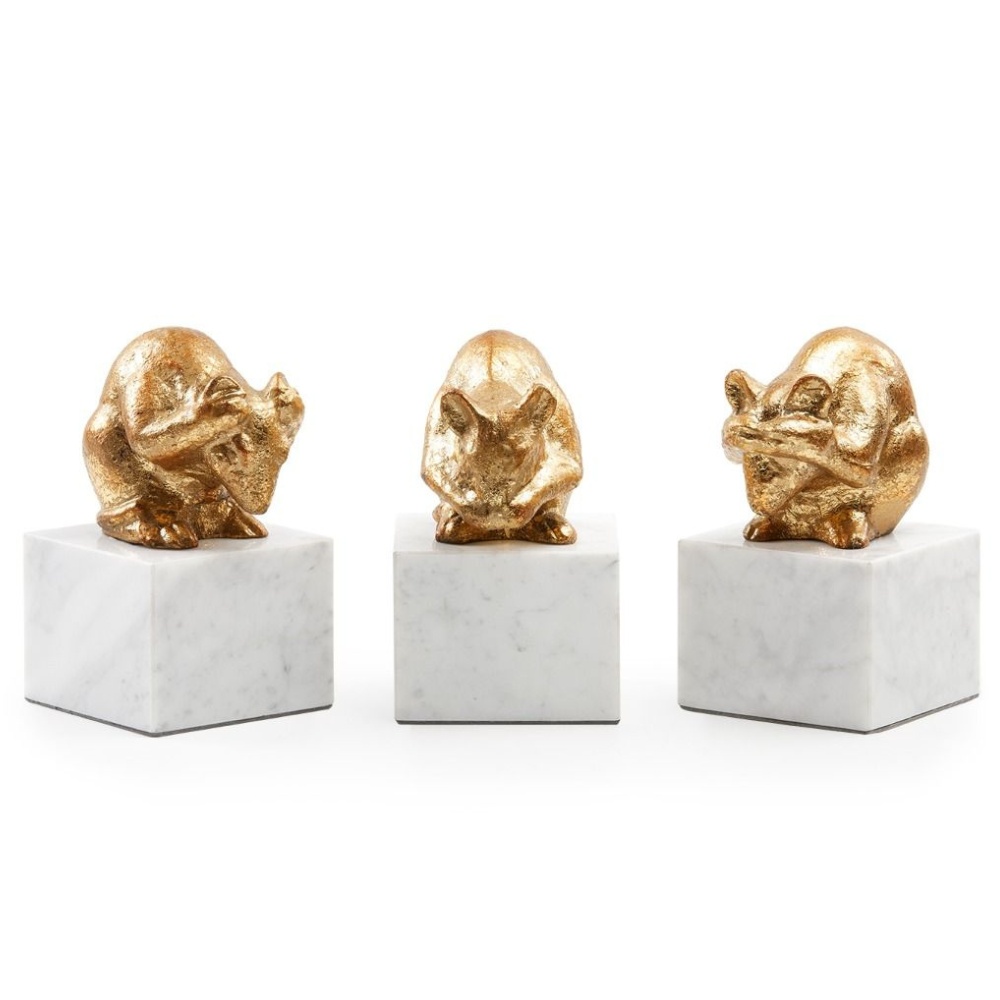 Mouse Statue (Set of 3)