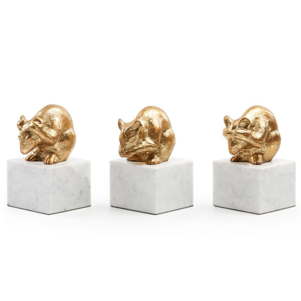 Mouse Statue (Set of 3)