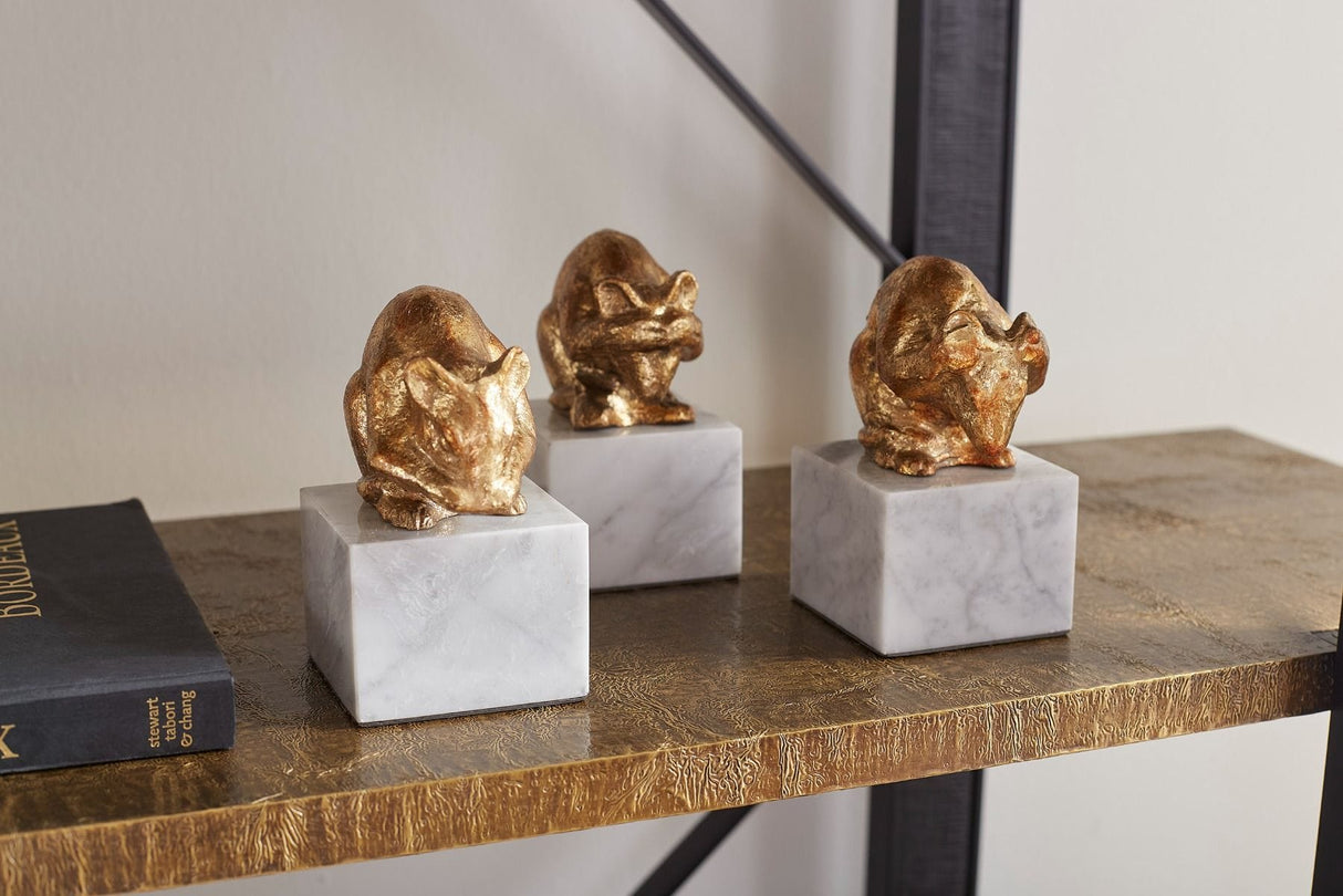 Mouse Statue (Set of 3) Decorative Object