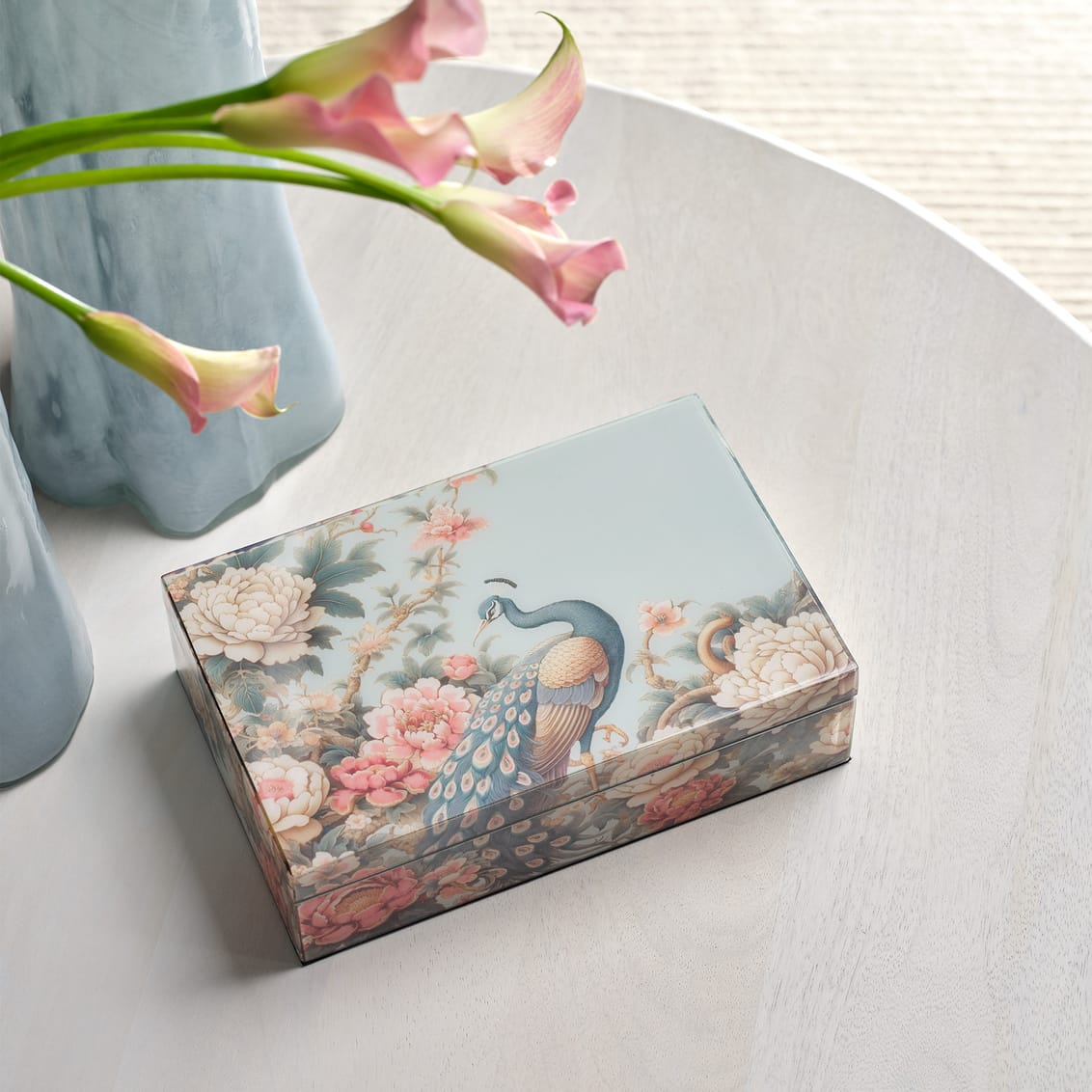 Mural Lacquered Box Boxes 7MURA-BXBL 688933041705