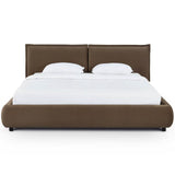 Murray Faux Mohair Velvet Bed Bed