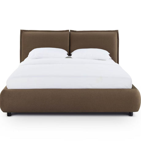 Murray Faux Mohair Velvet Bed Bed
