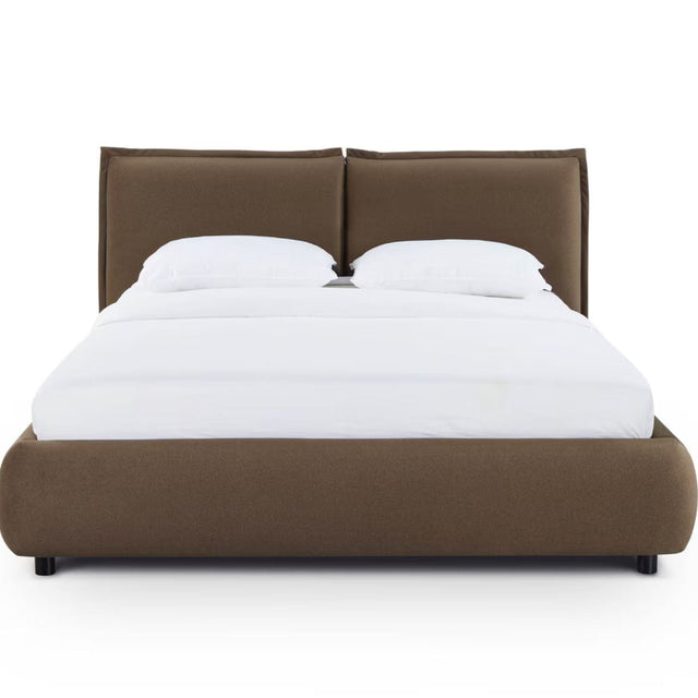 Murray Faux Mohair Velvet Bed Bed