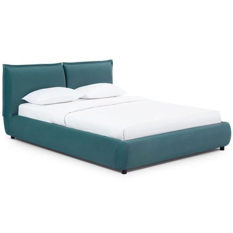 Murray Faux Mohair Velvet Bed Bed TOV-B69347