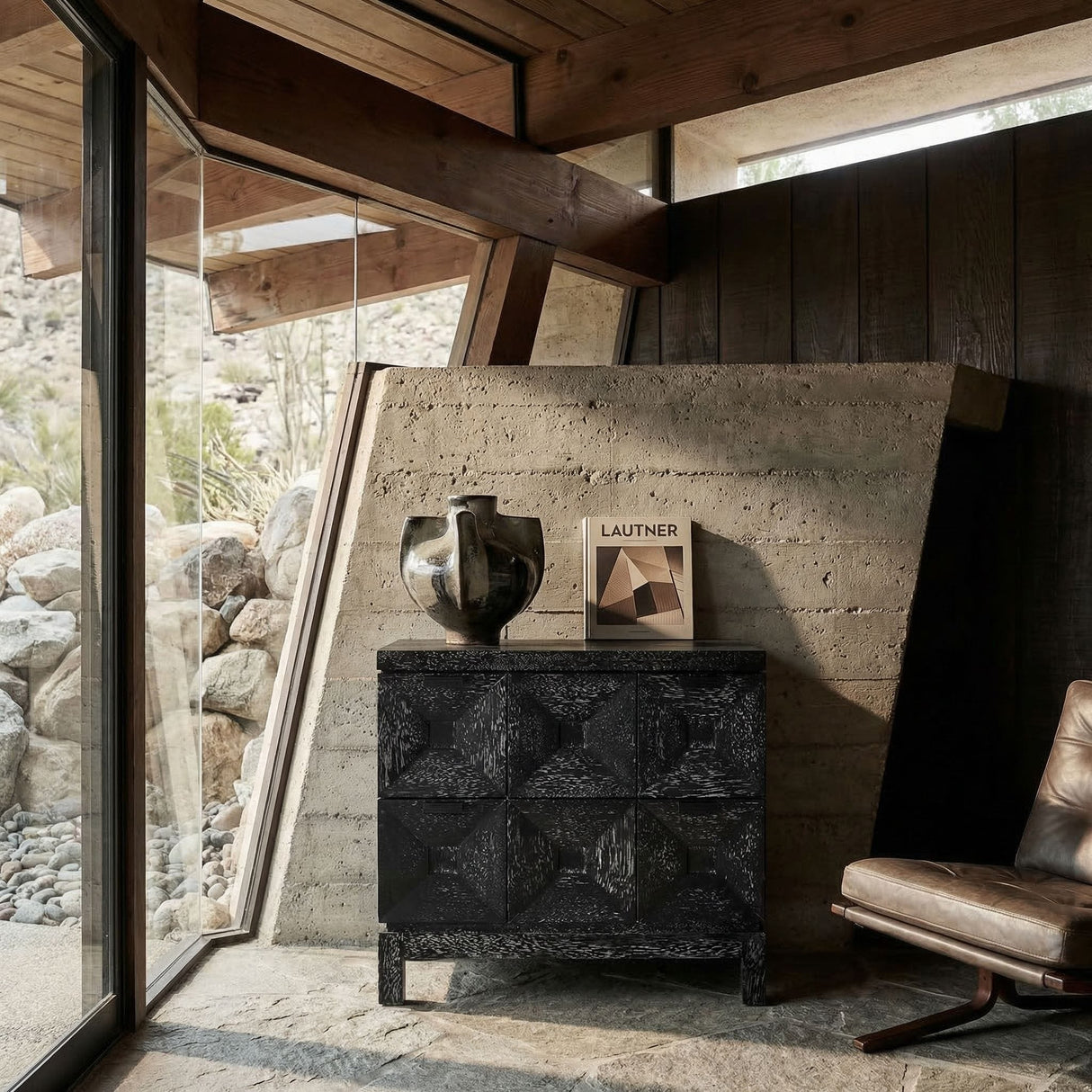 Musashi 2 Drawer Nightstands + Bedside Tables