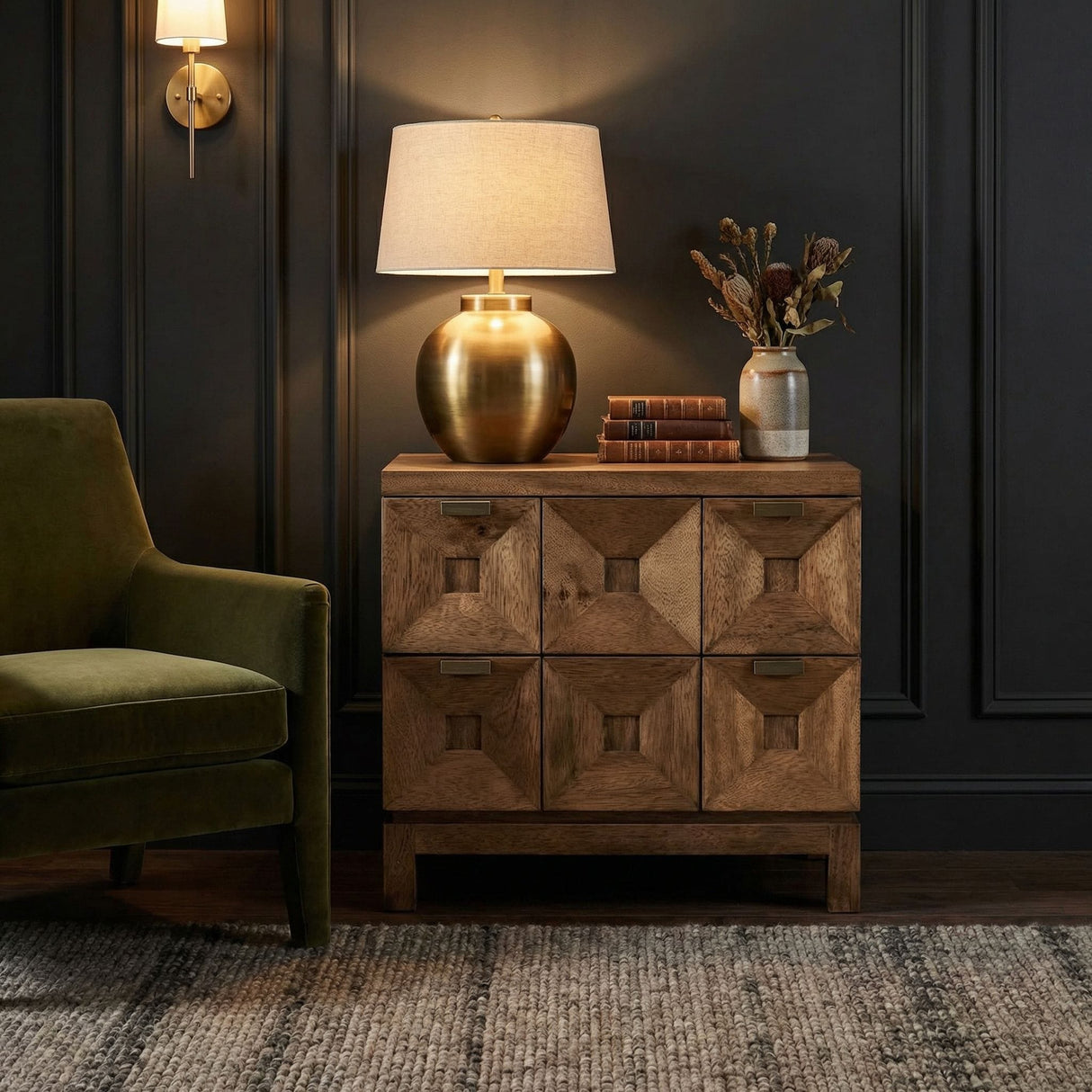 Musashi 2 Drawer Nightstands + Bedside Tables