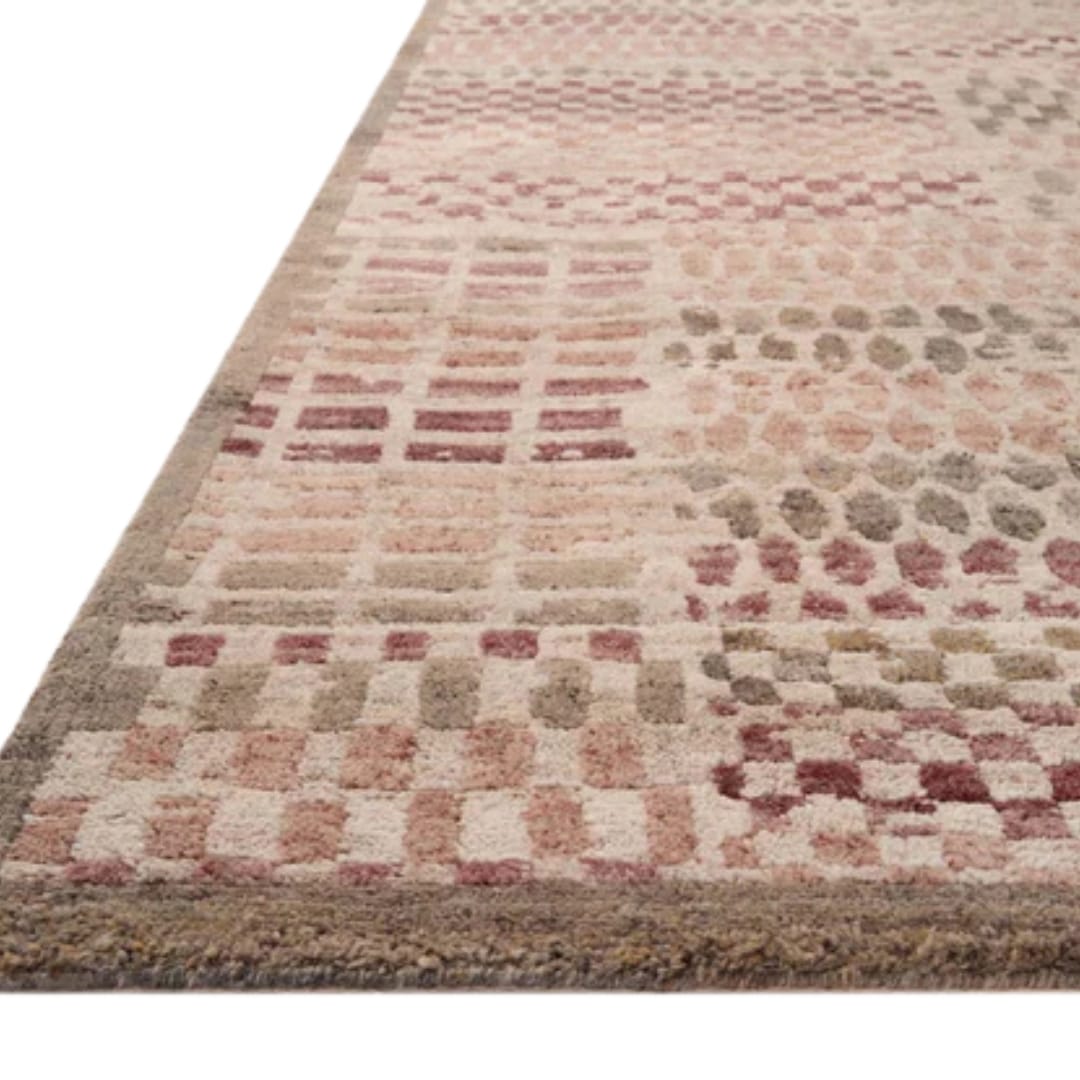 Nara Grey/Rose Rug Area Rugs