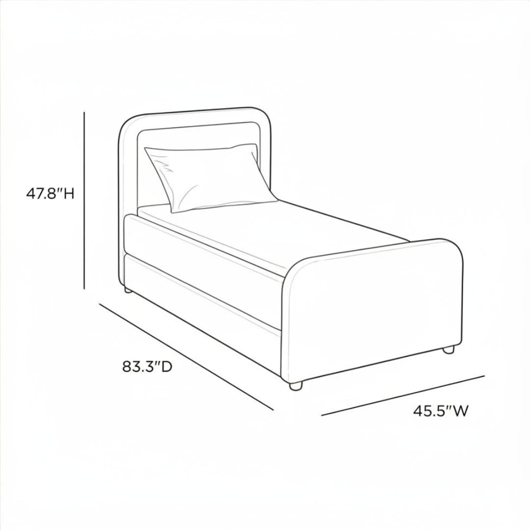 Nathan Twin Bed Beds + Headboards
