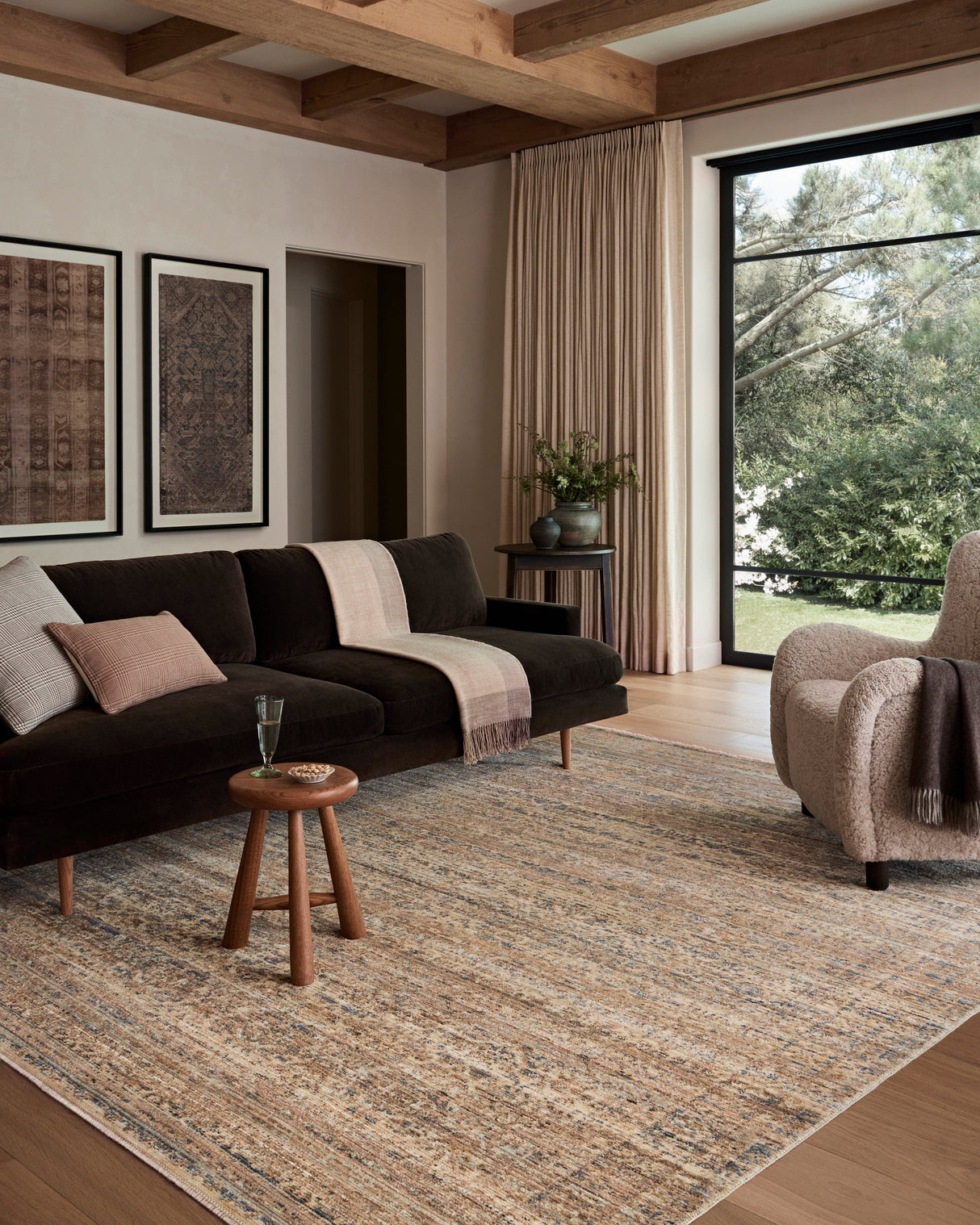 Natural/Denim Molly Rug Rugs