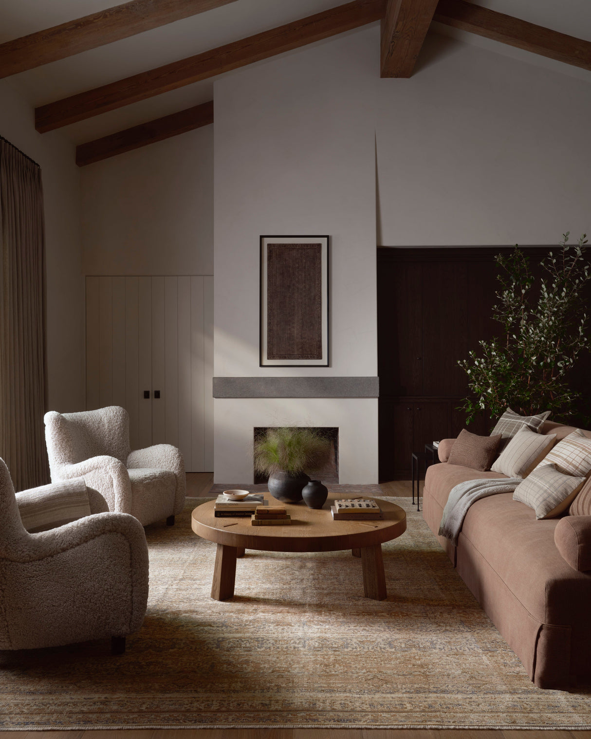 Natural/Denim Molly Rug Rugs