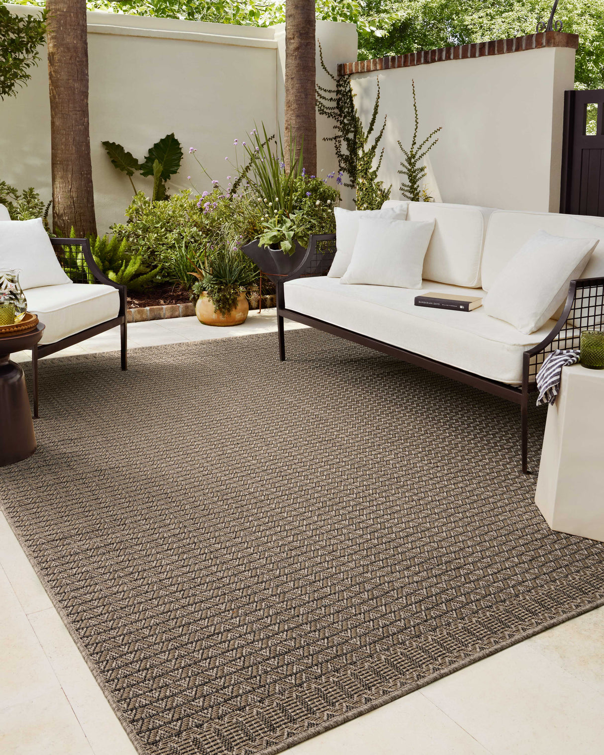 Natural/Graphite Providence Indoor/Outdoor Rug Outdoor Rug