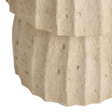 Nereo Chiseled Concrete Outdoor Accent Table FAS18