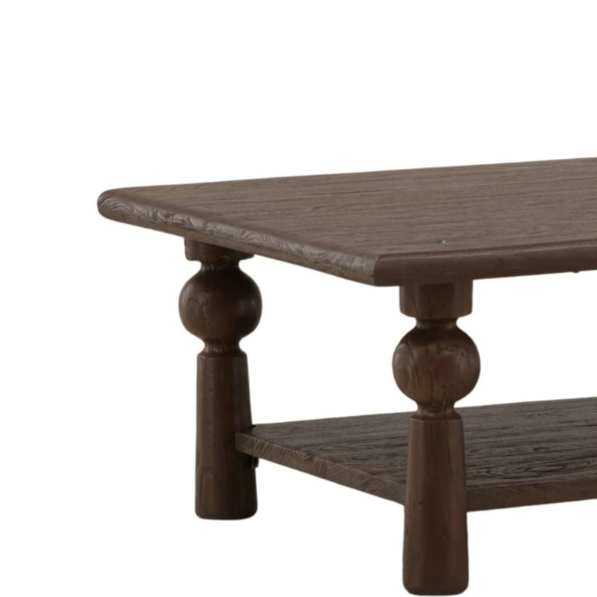 Nethan Rectangle Coffee Table Coffee Tables DOV46031-BRWN-50