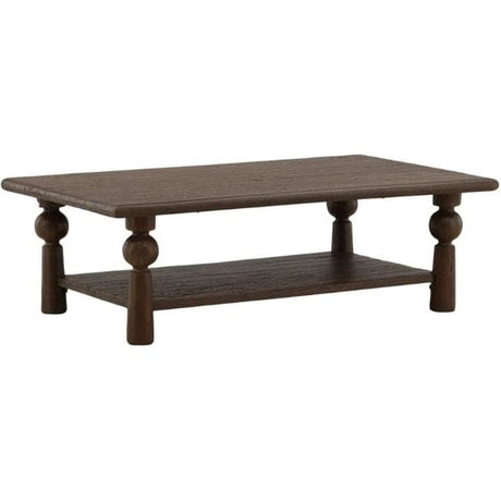 Nethan Rectangle Coffee Table Coffee Tables DOV46031-BRWN-50