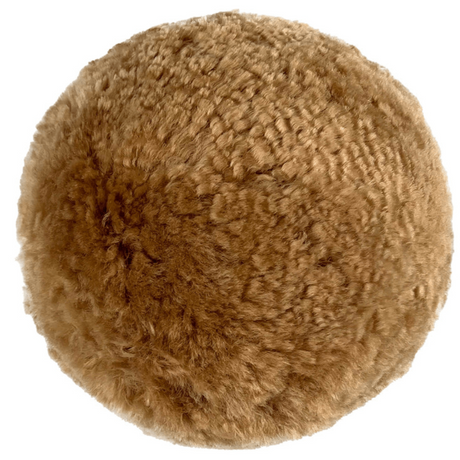 New Zealand Rolo Genuine Sheepskin Ball Pillow Pillow & Decor