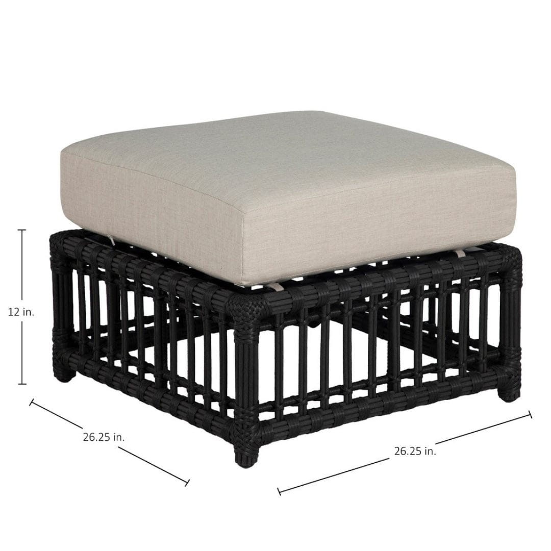 Newport Ottoman Outdoor Ottomans + Stools